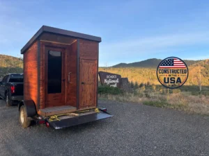 LeLoo Nomad Toilet & Shower Combo Outhouse